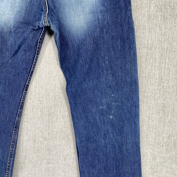 Vintage Levis 505‎ Jeans Mens 36X30 Tapered Straight Faded Made in USA Regular - Picture 6 of 15